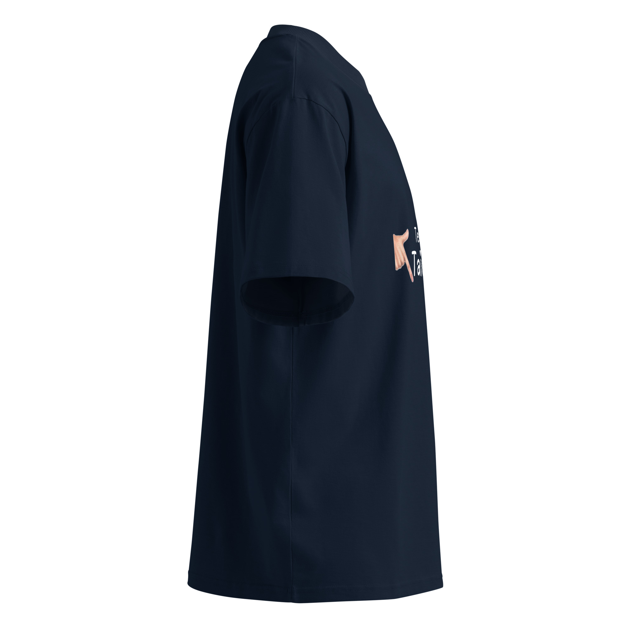 Team Taiwan organic oversized high neck t-shirt - Image 3