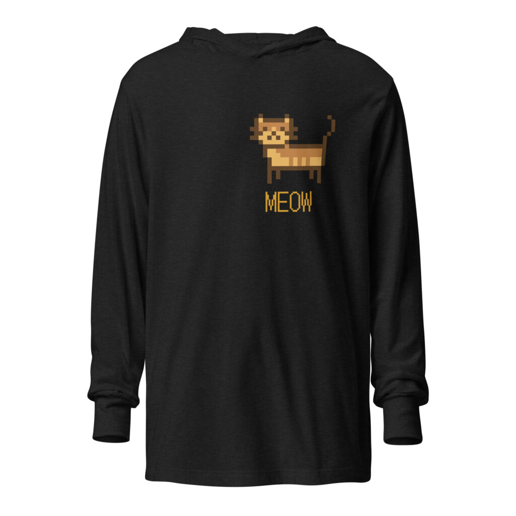 Hooded long-sleeve tee