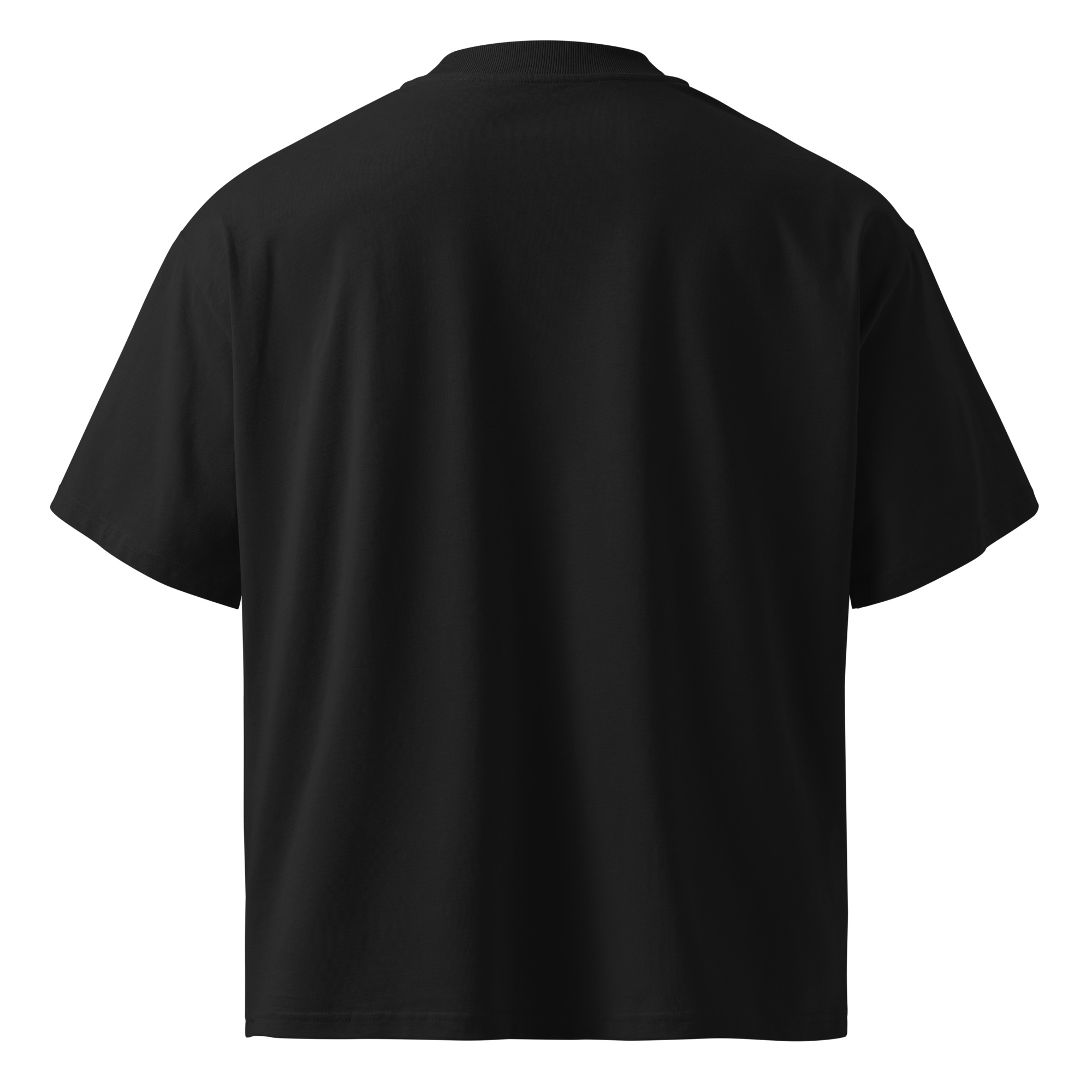 Unisex organic oversized high neck t-shirt - Image 6