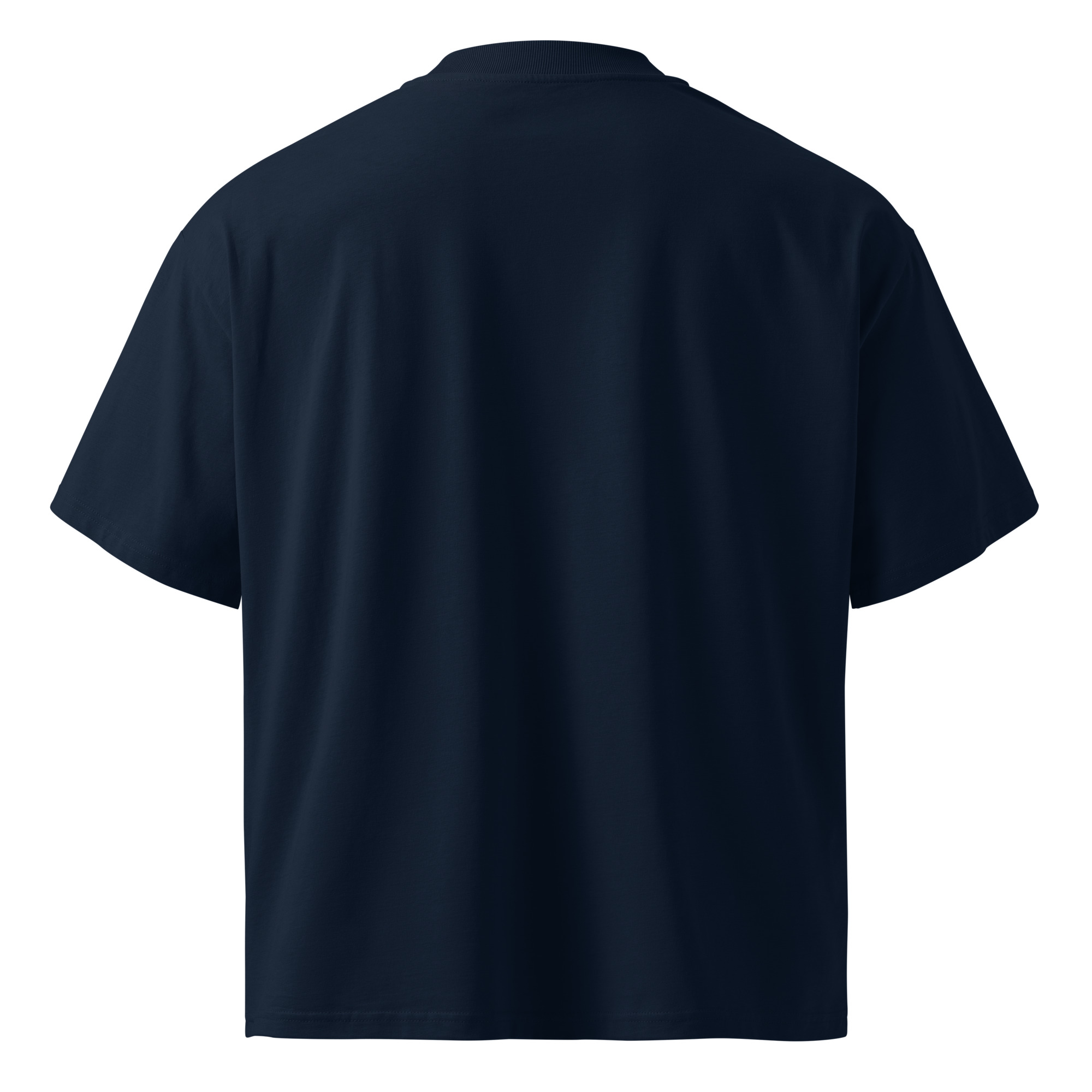 Unisex organic oversized high neck t-shirt - Image 2